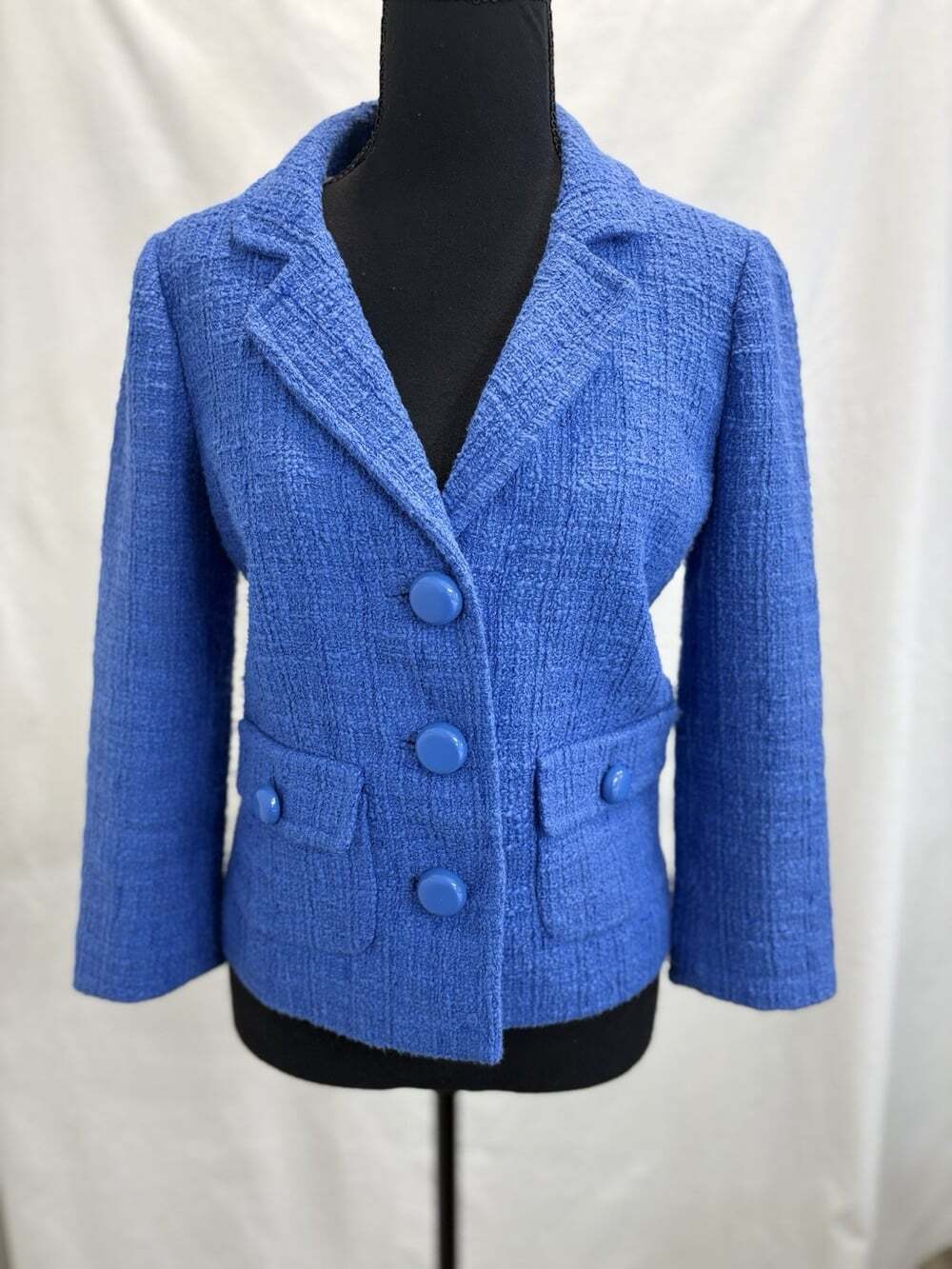 Kate Spade Women’s Blue Tweed Blazer Size 4